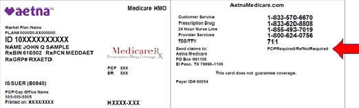 Aetna Medicare Advantage Insurance Card View Medicare Coverage 